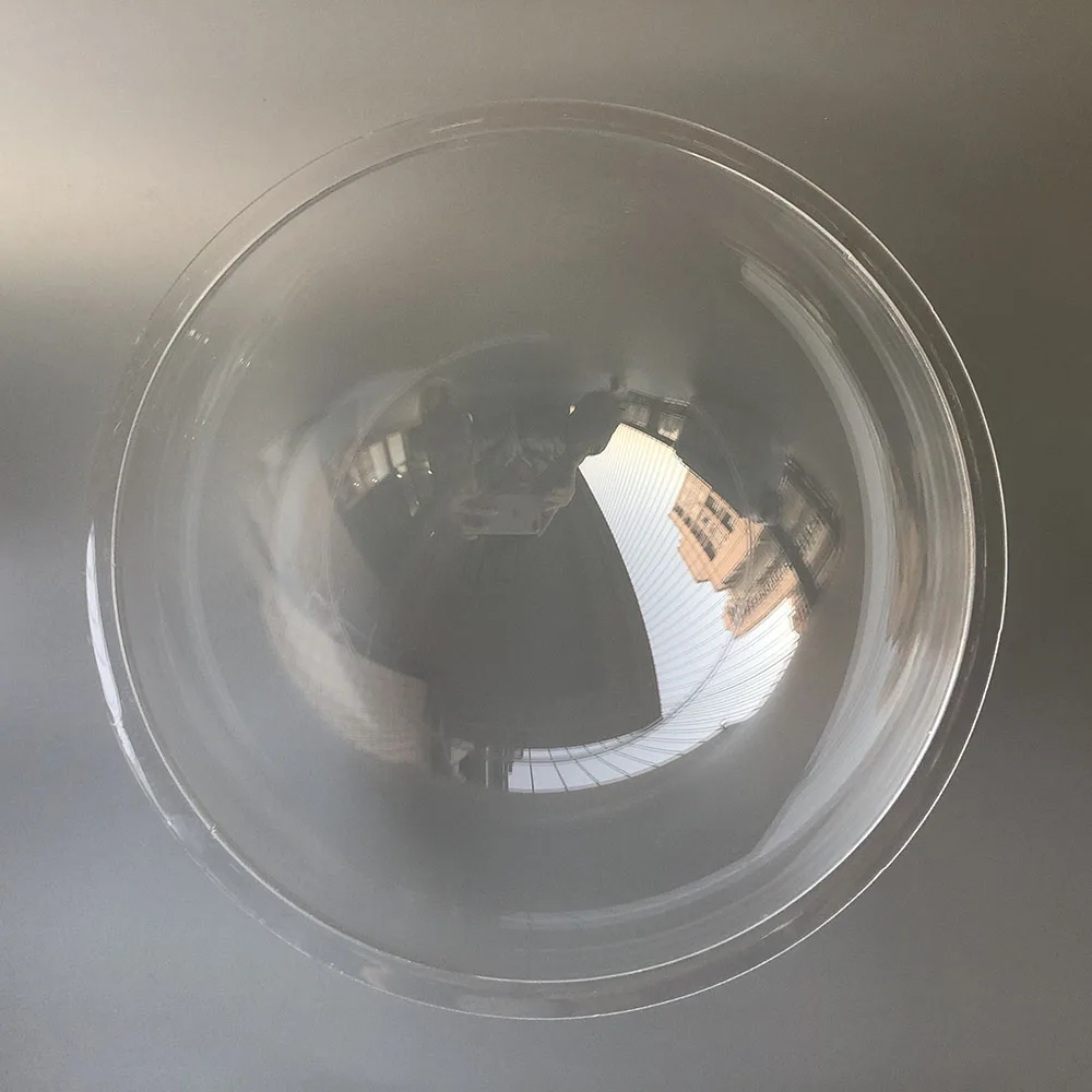 9 Inch Indoor Outdoor Transparent PTZ Camera Acrylic Clear Dome Housing Cover High Speed Dome Camera Anti-Dust Case 233x110MM