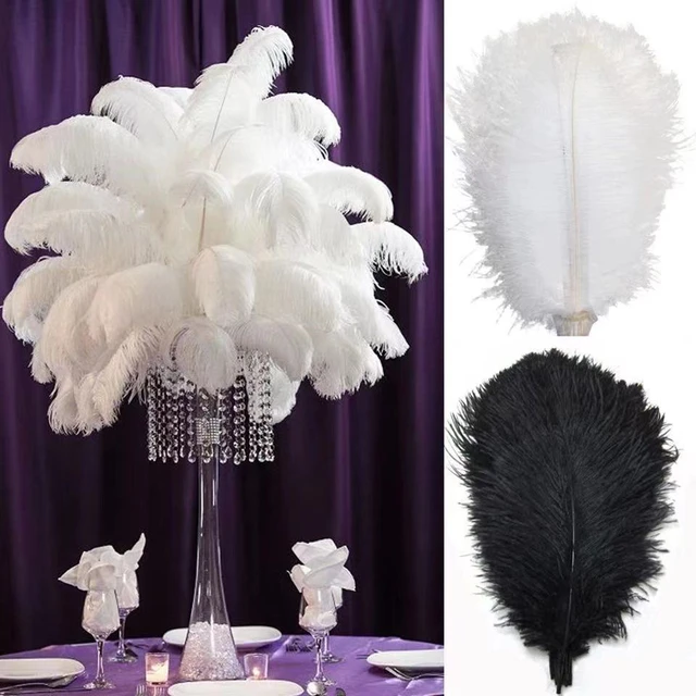 High Quality colorful Large Ostrich Feathers Bulk 16-24inches Plume for  Wedding Party Centerpieces Decor Home Vase Accessories - AliExpress