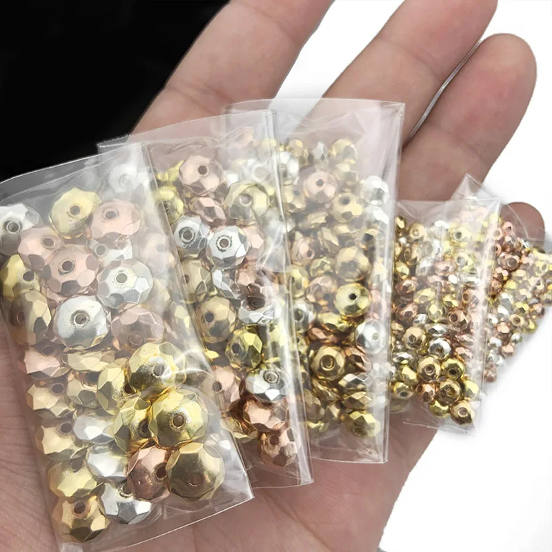 Rose Gold Hematite Spacer Beads