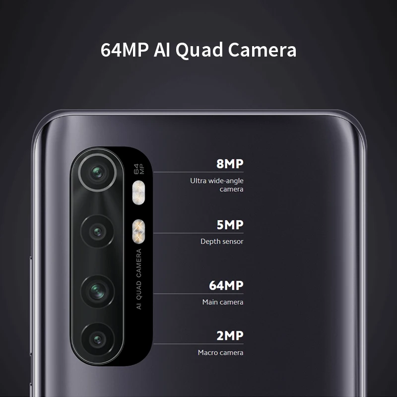 Телефон Xiaomi Mi Note 10 Lite 6 ГБ ОЗУ 64 Гб ПЗУ NFC 4 камеры мп Snapdragon 730G восемь ядер 5260