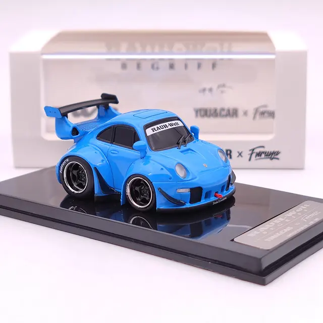1:64 YOU&CAR x Furuya Q RWB RAUH-WELT BEGRIFF Models Collection Toys Car Gifts 5 colors Blue