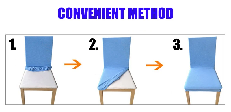 2/4/6 шт. универсальный чехол для сиденья Однотонная одежда эластичная повязка на головку легко подходящая Сумочка короткая юбка маятник отель свадебные чехлы для обеденного стула