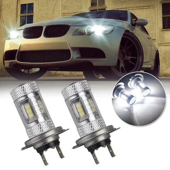 

Car LED Headlights Auto 2Pcs White 880LM 6000K Lamps Bulbs Replacement
