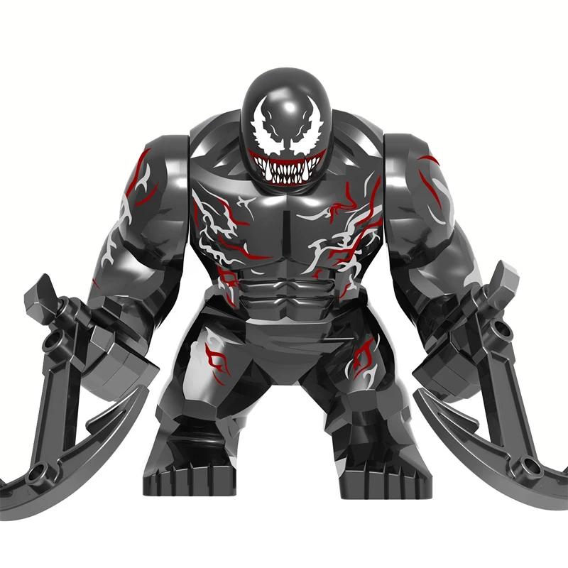 Superhero Building Block Toys Panther Red Hulk Crocodile Thanos