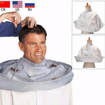 

New Hair Cutting Cloak Umbrella Cape DIY Cutting Cloak Wrap Hair Shave Apron Hair Barber Gown Cover Household Cleaning Protecter