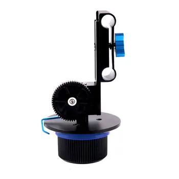 

Quick Release Clamp DSLR Follow Focus FF for 15mm Rod Rig 60D 600D 5D2 GH2 D7000 Professional Limit Focus Follower Kit