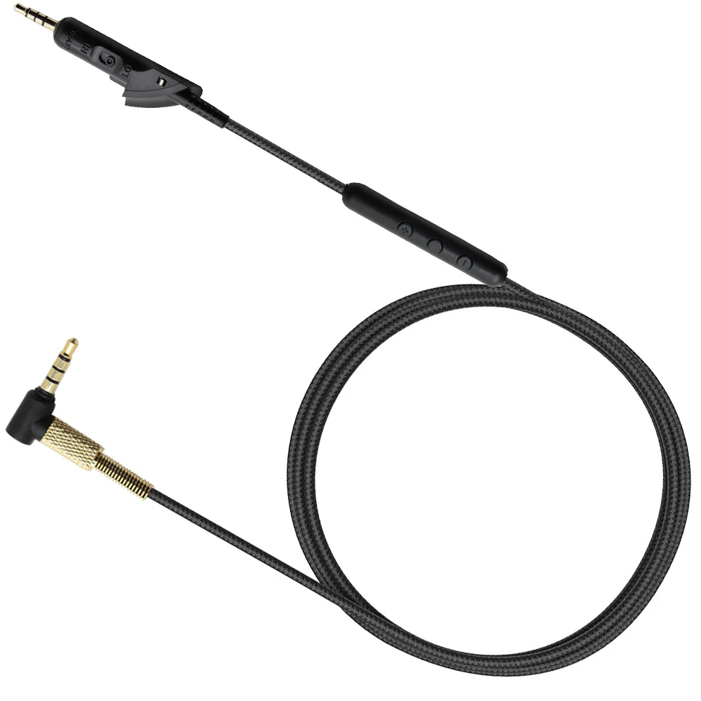 Replacement Nylon Braided OFC Cable Cord For Bose QC15 QC2 QuietComfort 15 2 Headphones