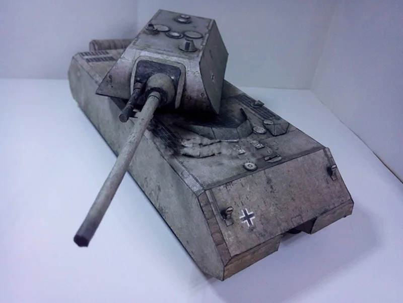 1:35 Paper Craft German Rat Heavy Tank World Mouse Military Fan Gift Handmade | Игрушки и хобби