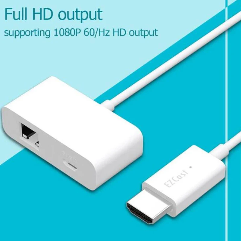 RJ45 Ethernet передачи провода MagicEther к HDMI Беспроводной Wi-Fi дисплей ключ Airplay DLNA Зеркало экран ТВ адаптер для iOS Mac OS