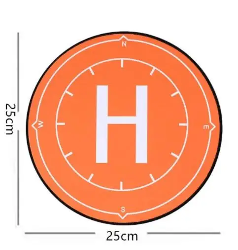 1 шт. Универсальный 55 см быстро складывающаяся посадочная площадка Дрон парковочный фартук складной коврик для DJI Spark Mavic Pro FPV гоночный Дрон аксессуары - Цвет: 25cm