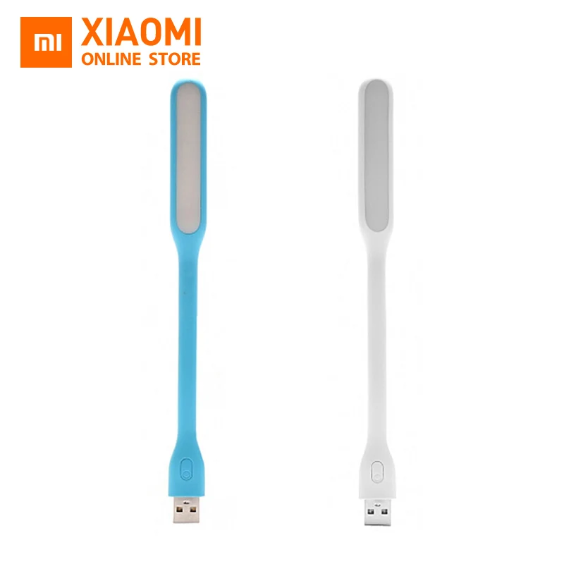 Обновление с переключателем Xiaomi Mijia Mini USB лампы для чтения гибкий затемняемый Ночной светильник светодиодный портативный светильник для компьютера