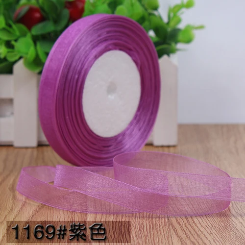 Elegant 45m Organza Satin Ribbon Roll for DIY Crafting and Gift Decoration
