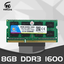 Ноутбук VEINEDA ddr3 с оперативной памятью 2 ГБ 4 ГБ 8 ГБ 1333 МГц 1600 МГц PC3-12800 SO-DIMM оперативная память для ноутбука 204Pin память для ноутбука
