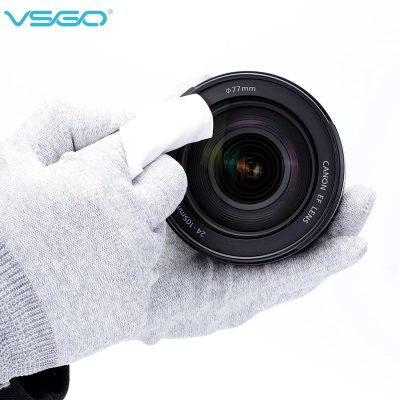 Салфетка для чистки линз VSGO из микрофибры 20 шт. салфетки салфетка оптических