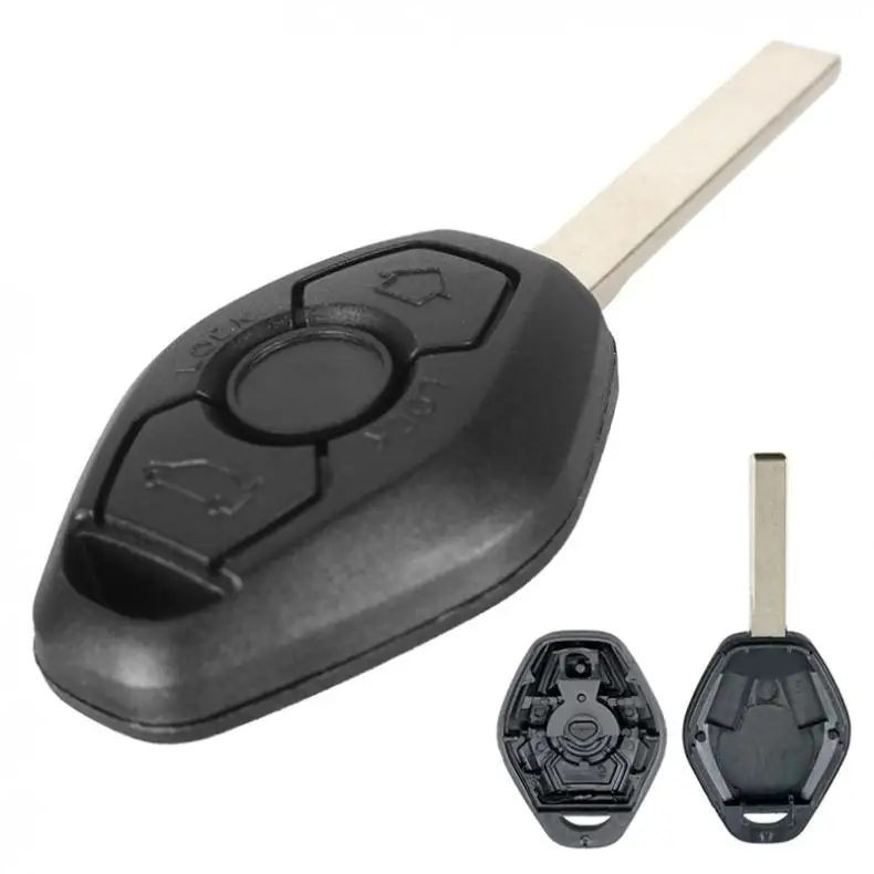 

Car Key Fob Case Shell Replacement Remote Cover with HU92 Blade Fit for BMW 1 3 5 6 7 Series X3 X5 Z3 Z4 New