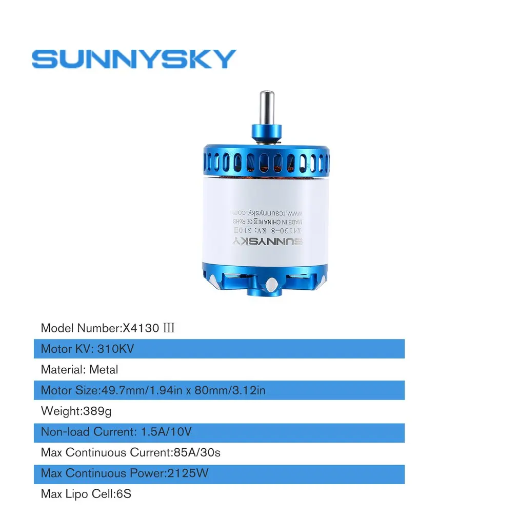 SUNNYSKY X4130 III 380KV/520KV бесщеточный двигатель для неподвижного крыла 3D RC Дрон Вертолет Самолет Запчасти Аксессуары