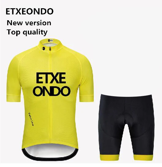 Новое издание! одежда для велосипеда Etxeondo, летняя одежда для велоспорта с коротким рукавом, профессиональная быстросохнущая Мужская одежда для велоспорта - Цвет: kits