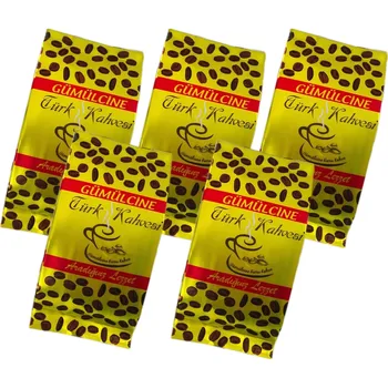 

Gümülcine Turkish coffee ground Turkish Coffee Frothy Roasted Coffee Espresso 5 pcs * 200grgr (3.5 oz) Soft Drink