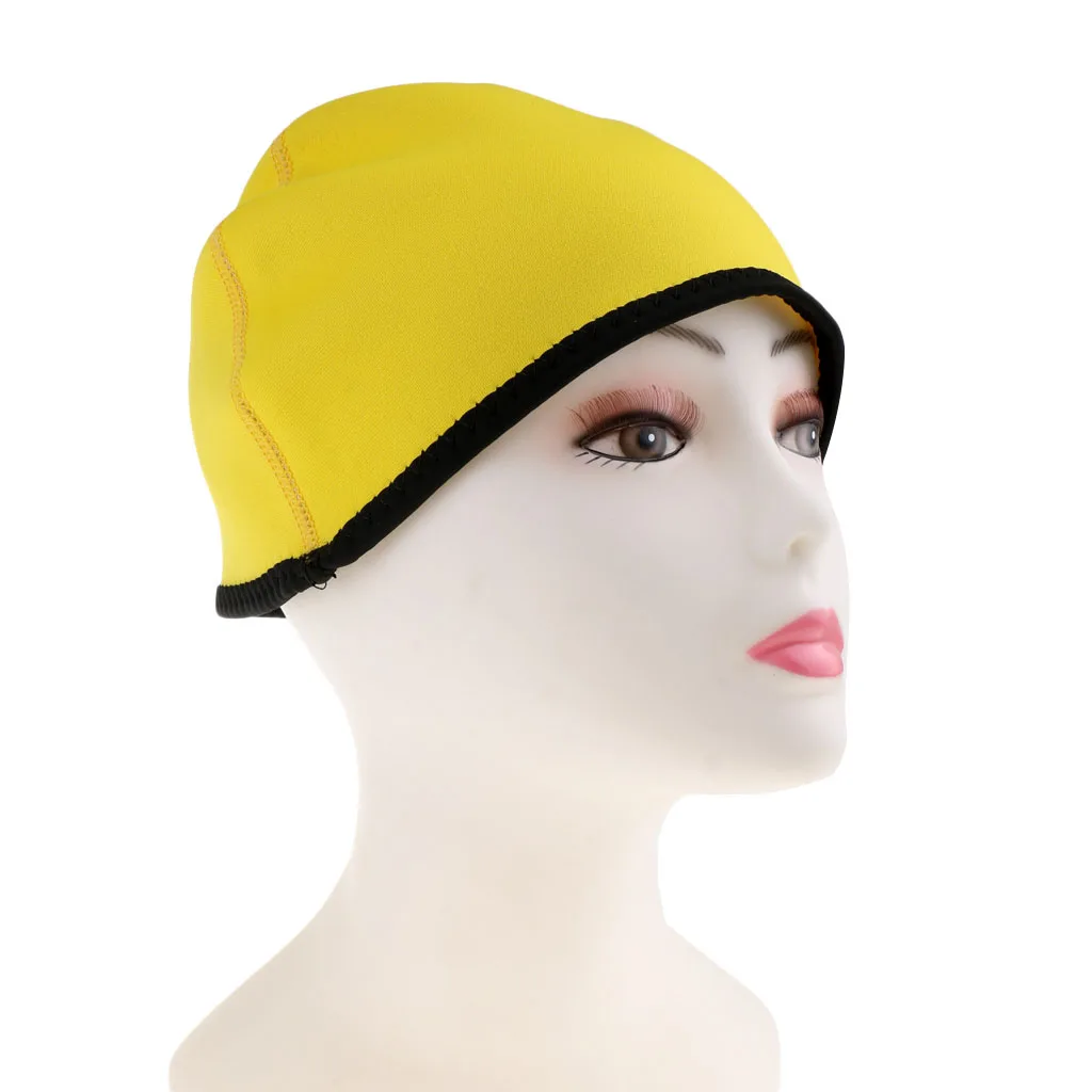 Unisex 2mm Neoprene Ultra-light Warm Beanie Hat Swimming Cap for Surfing Kayak Rafting Canoe Snorkeling S/M/L