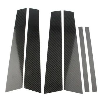 

Car Stickers Door Window Trim For BMW 3 Series E90 2005-12 Carbon Fiber