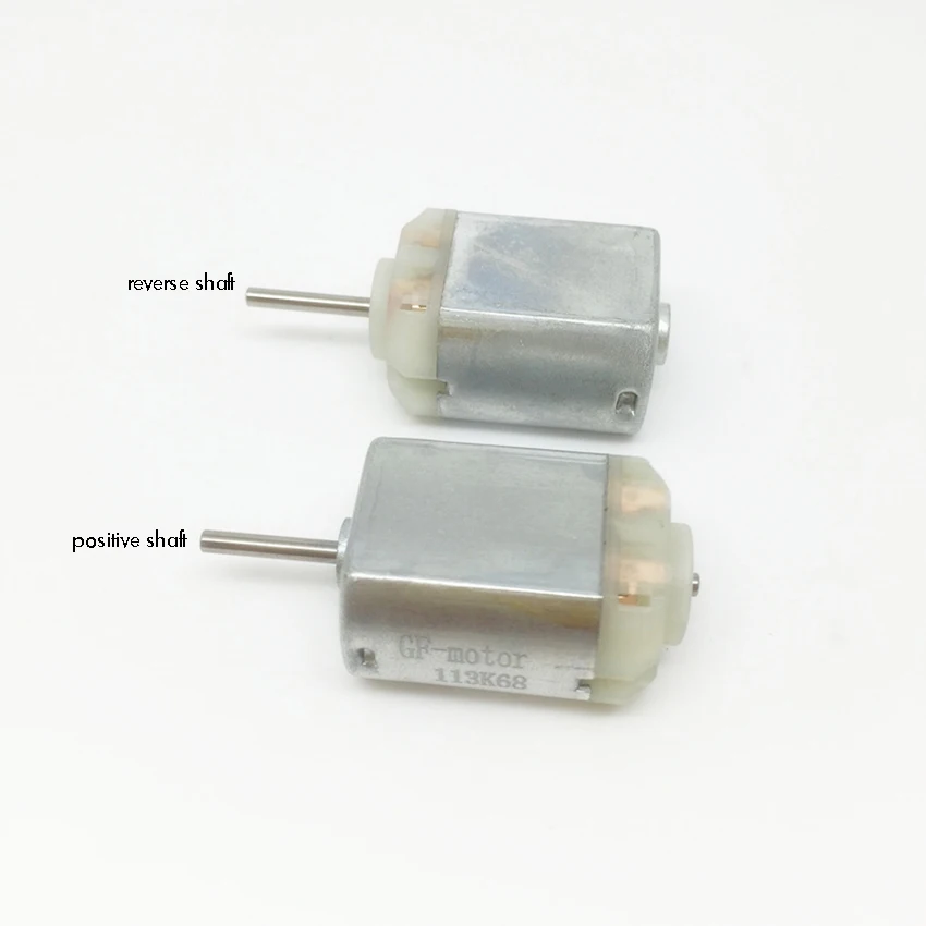 130 Insert Type Carbon Brush Motor DC 12 Volts for Car Rearview Mirror Adjustment Positive/ Reverse Shaft Micro | Обустройство дома