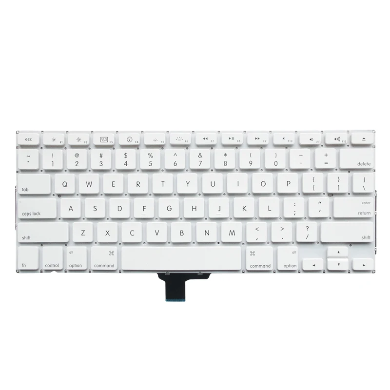 Для Apple MacBook 13 Unibody A1342 клавиатура раскладка США белый 13," 2009 2010 год