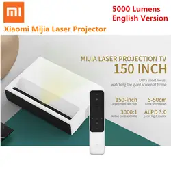 Xiaomi Mijia лазерный проектор ультра Короткий бросок 5000 люмен 3000: 1 T968 Cortex-A53 4-ядерный 4K Android 6,0 ALPD 3,0 английская версия