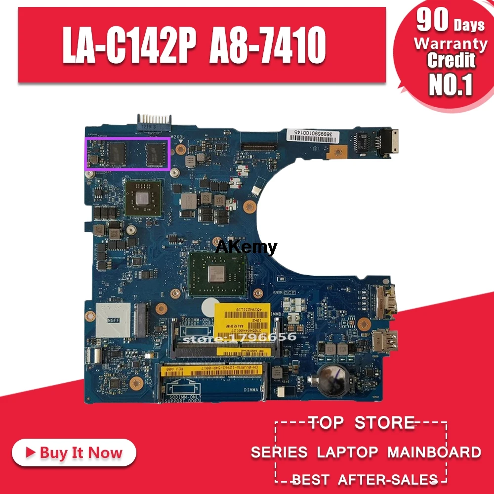 

For Dell Inspiron 5455 5555 Laptop Mortherboard With A8-7410 CN-0GFDVC GFDVC 0GFDVC AAL12 LA-C142P motherboard tested 100% work