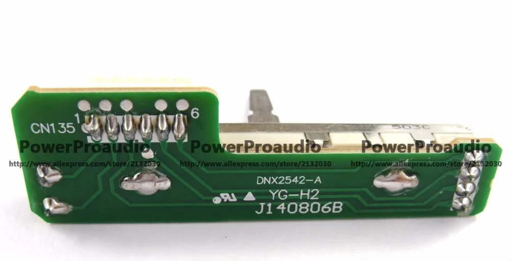 DJM600 Ch3, Ch4 & Master Channel Fader Assembly for DJM 600 DWG1520/3/4