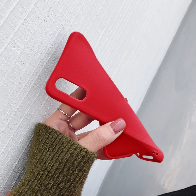 tpu Matte Silicone Case For Huawei Y6 Y7 Pro P8 P9 P10 P20 P30 Pro Mate 20 Lite For Honor 8X 7A 9 Lite 10 Play Christmas Cover - Цвет: tpu