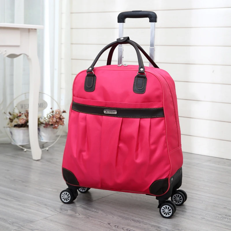 Модный портативный чемодан на колесиках для женщин и мужчин, большая Вместительная дорожная сумка с колесиками, водонепроницаемая сумка для багажа, дорожная сумка