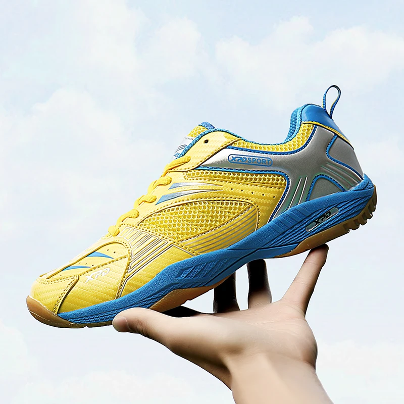 Мужская Профессиональная тренировочная обувь для бадминтона, уличные дышащие кроссовки, Молодежная Нескользящая Легкая удобная спортивная обувь высокого качества