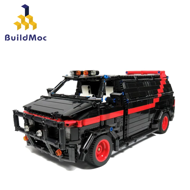 

BuildMoc City Police Station Car Building Blocks For City SWAT Team Truck House Blocks Technic Diy Toy For Boys Children