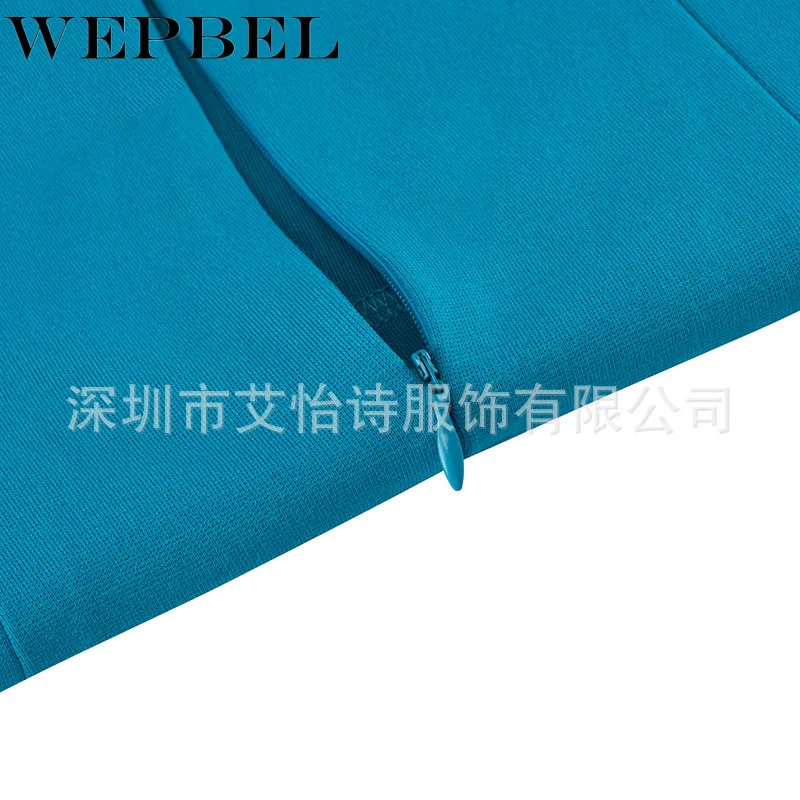 WEPBEL женское облегающее платье элегантное лоскутное с кольцом для работы Vestidos офисное Деловое платье вечерние платья