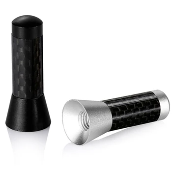 

Universal Mini Mast Antenna A 3.5cm Carbon Fiber Screw Aluminum Car Short Stubby