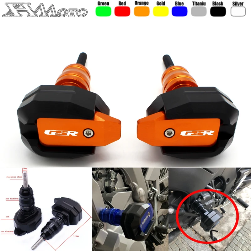 

For SUZUKI GSR400 GSR600 GSR750 GSR 600 750 Motorcycle Falling Protection Frame Slider Fairing Guard Anti Crash Pad Protector