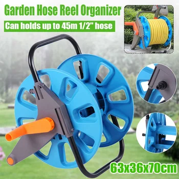 

NEW Portable Garden Hose Reel Cart Garden Water Pipe Hose Reel Handheld Cart Handy Outdoor Planting Hosepipe Organizer Storage