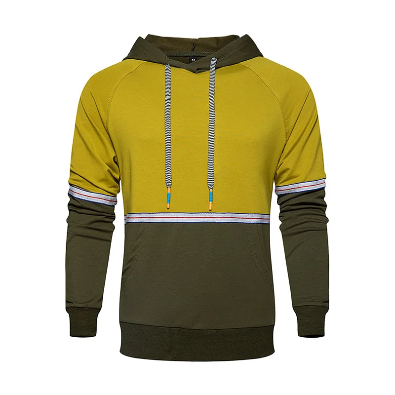 

Men's Hoodie Autumn Casual Hoodie Sports Shirt Male Solid Color Fashion Fleece Hoodie Men Top Streetwear