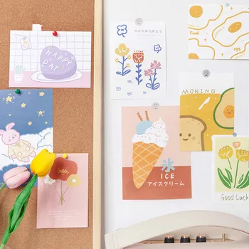 

Sweet Life Sweet Friends Cute Cartoon Decoration Paper Set 6 Packs Mixed Total 72PCS