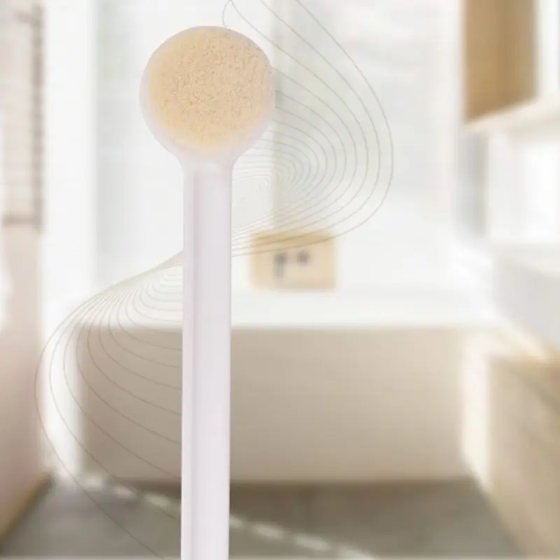 33cm Long Handle Bath Body Brush Comfy Bristles Gentle Exfoliation Cleaning Back Scrubber Shower Skin Massage Bathroom Accessory