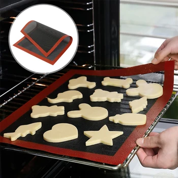 

Perforated Silicone Baking Mat Non-Stick Baking Oven Sheet Liner for Cookie /Bread/ Macaroon/Biscuits Kitchen Tools