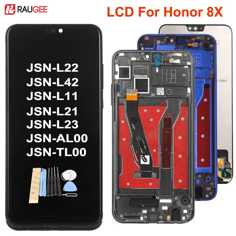 Дисплей для Huawei Honor 8X экран Mult сенсорный дигитайзер Замена Honor8X JSN L22/L42/JSN L11/JSN