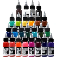 25 костюмных цветов, черные чернила для татуажа, пигмент для макияжа, краска для тату pigmentos pigmento pigments tinta para tatuar goochie