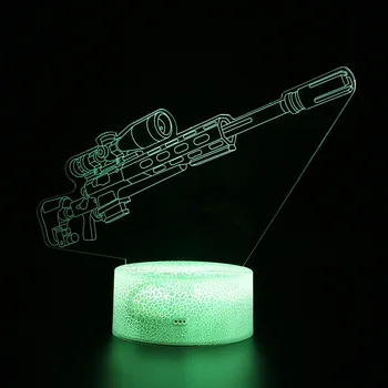

New Kids Lamp Battle Royale Remote Control Table Lamp Touch 3d Sleep Light Party Decoration Nightlight Kids Toy Gifts