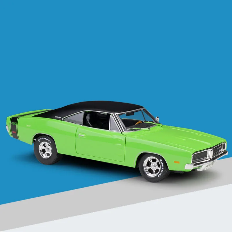 Maisto литая под давлением модель автомобиля 1969 Dodge War Horse 1:18 из металлического