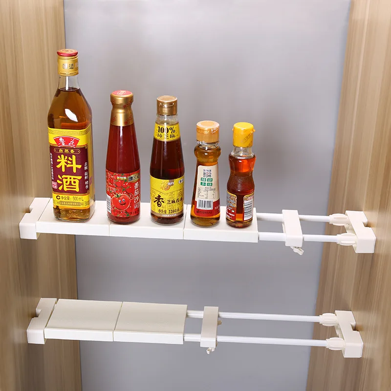 Adjustable Tension Shelf Closet Storage Rack Organizer Expandable Windows Heavy Duty Shelves for Kitchen Bathroom Bedroom Balcon | Дом и сад