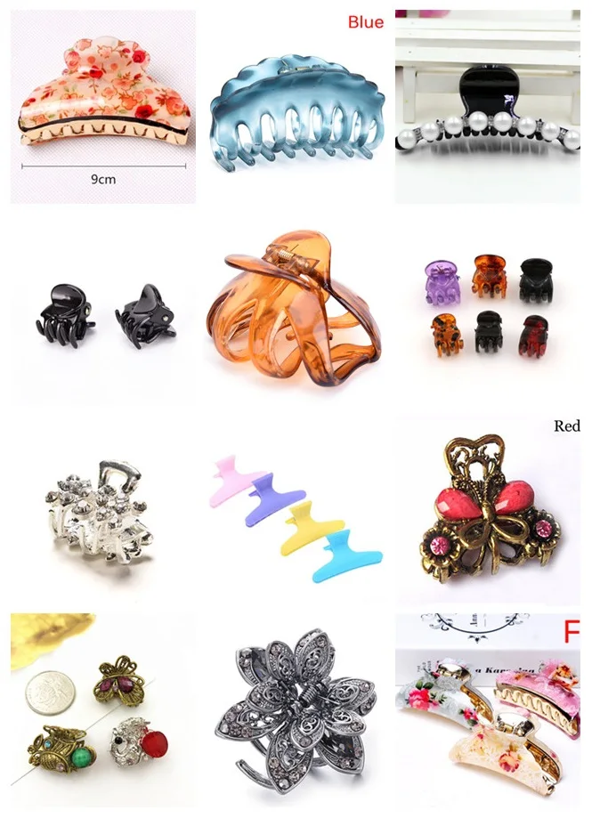 Hair Claws Hair Crab For Women Girl Luxury Pearls Shiny Rhinestone Hairpins Ornaments Trendy Hair Clip Accessories Headwear