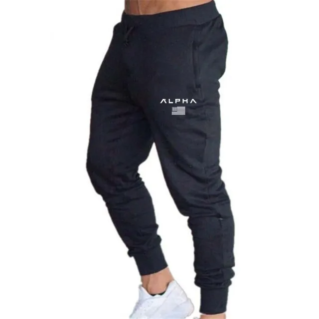 US $9.30 Mens Run Sports Joggers Pants Male Sportswear Bottoms Skinny Sweatpants men Trousers Gym Fitness Bo