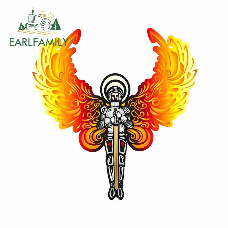EARLFAMILY 13 см x 12 5 для прохладной шлем Феникс аниме автомобильные наклейки