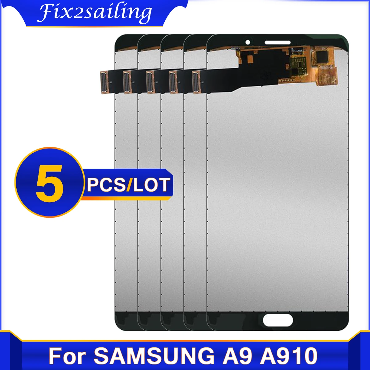 5 шт. 100% протестированный A910 Lcd для SAMSUNG GALAXY A9 Pro TFT LCD 2016 A9100 A910F/DS дисплей сенсорный